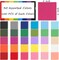 3600 Pcs Rainbow Tissue Paper Squares 1.2" x 1.2" Mosaic Squares for Arts & Crafts, DIY Projects, Scrunch Art, Classroom Activities, and More (30 Assorted Colors)